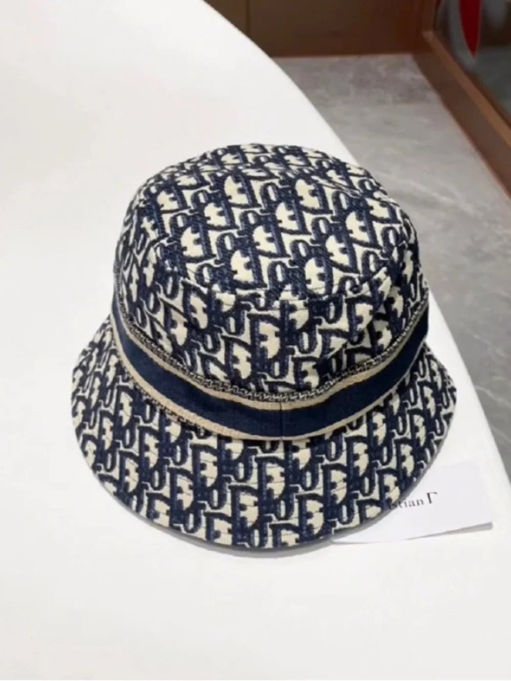 Christian Dior Bucket Hat Dior Oblique Jacquard Motif - Picture 5 of 11